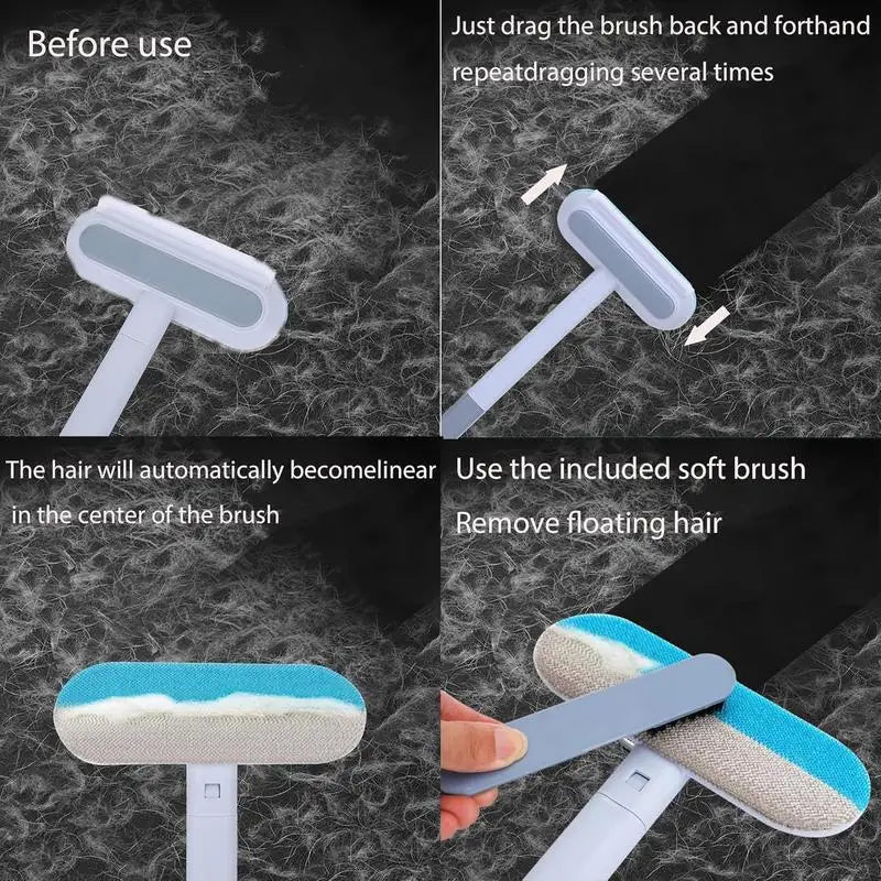 Reusable Pet Hair Remover for Furniture & Clothes