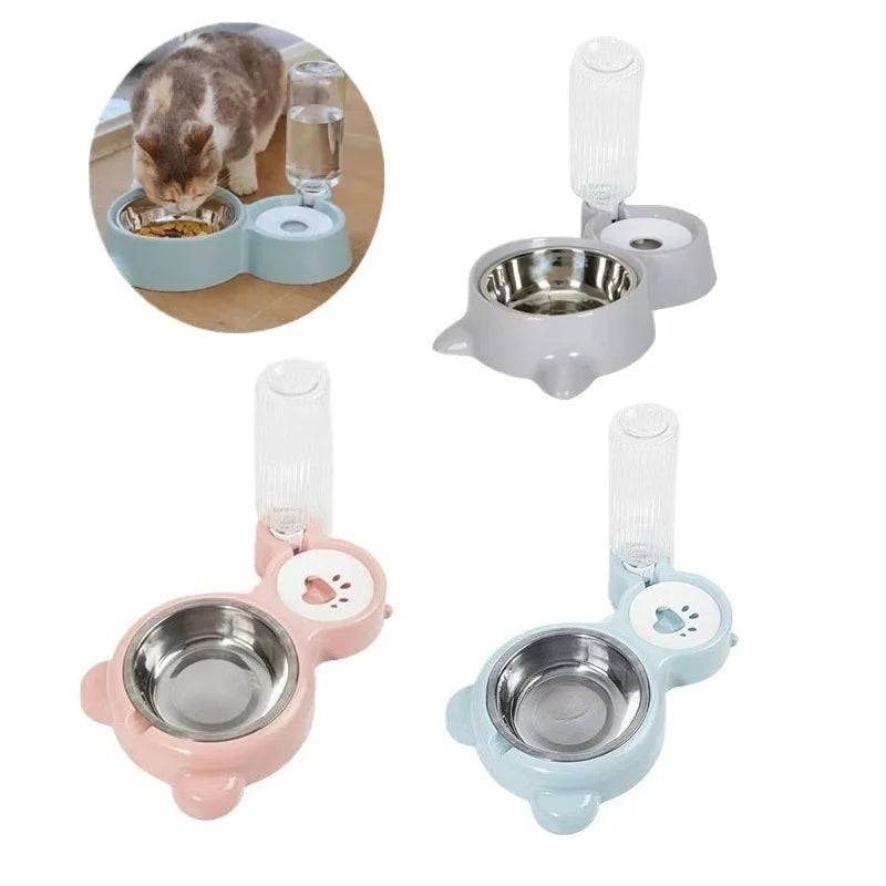 Automatic Pet Food & Water Bowl