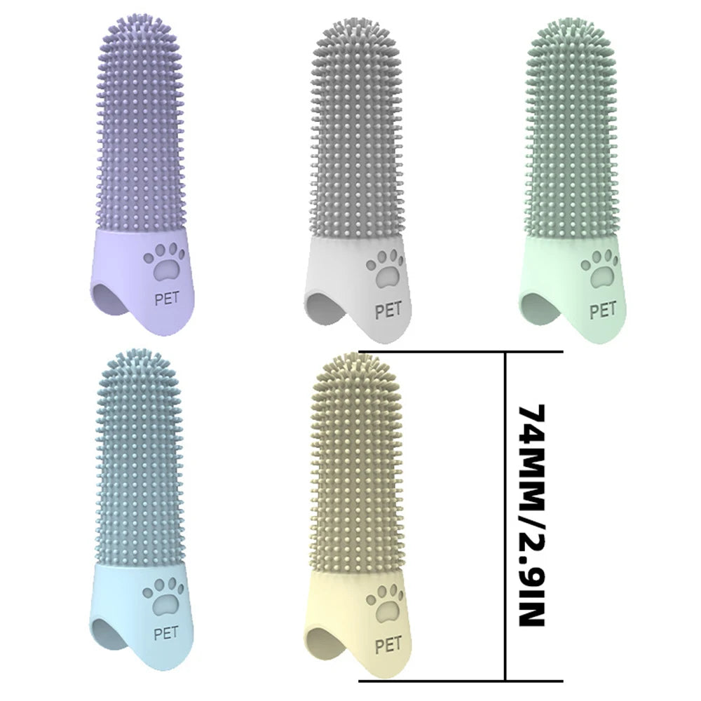 Silicone Pet Fingertip Toothbrush