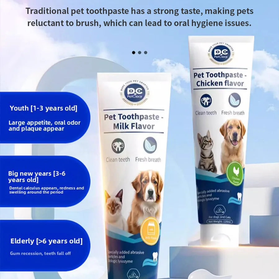 Milk Flavor Pet Toothpaste 120g