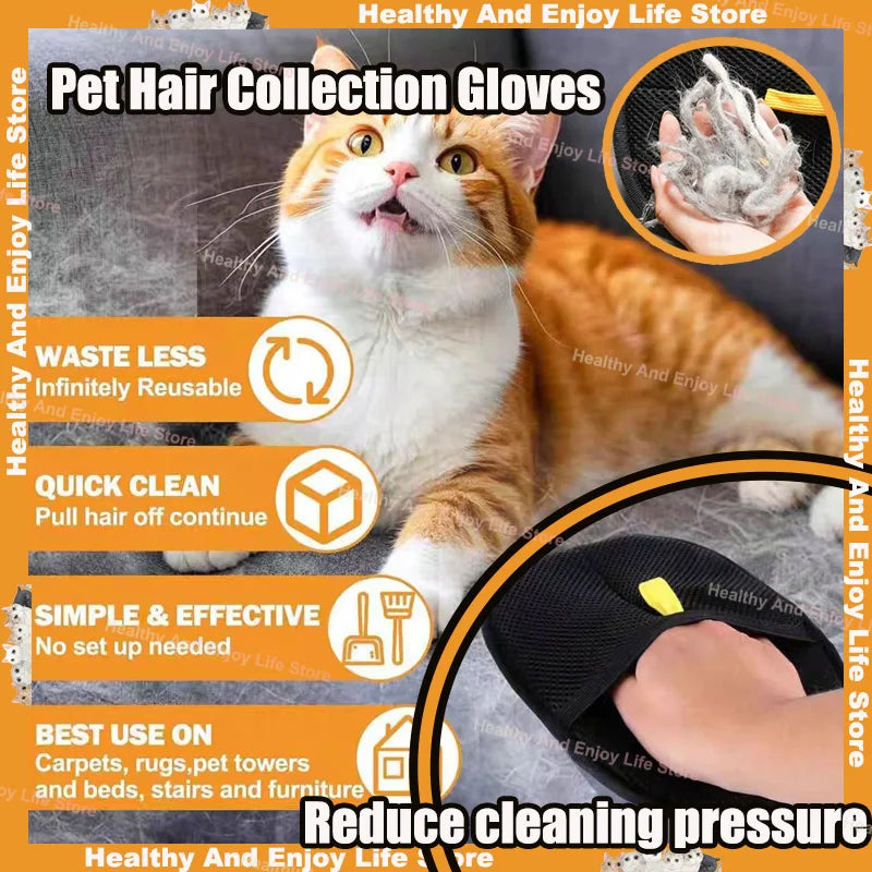 Pet Hair Remover Mitt