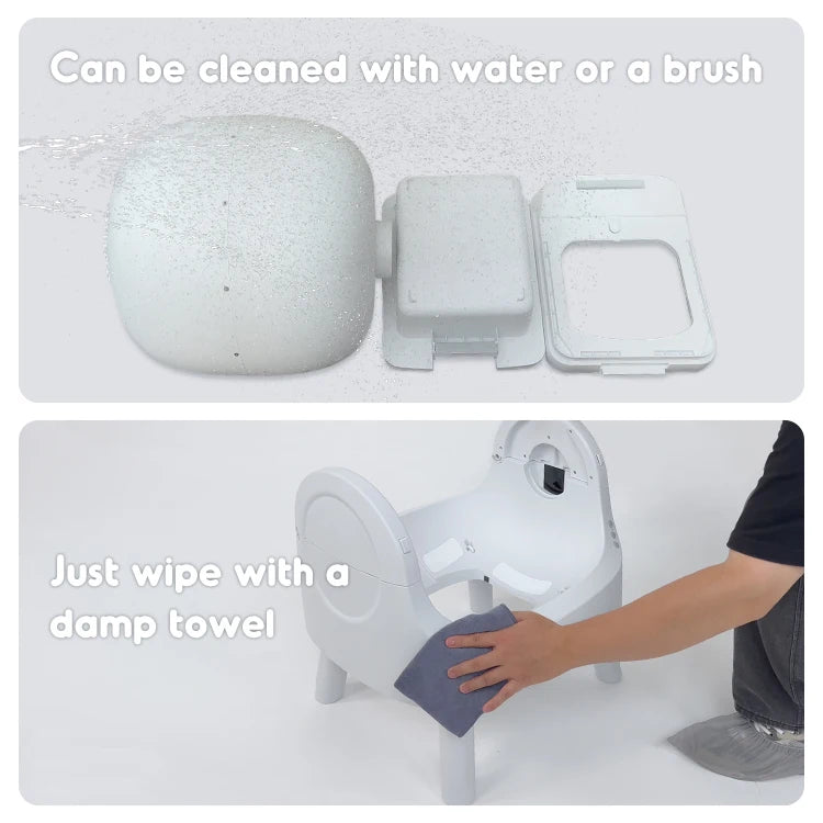 Self-Cleaning Bentonite Cat Litter Box