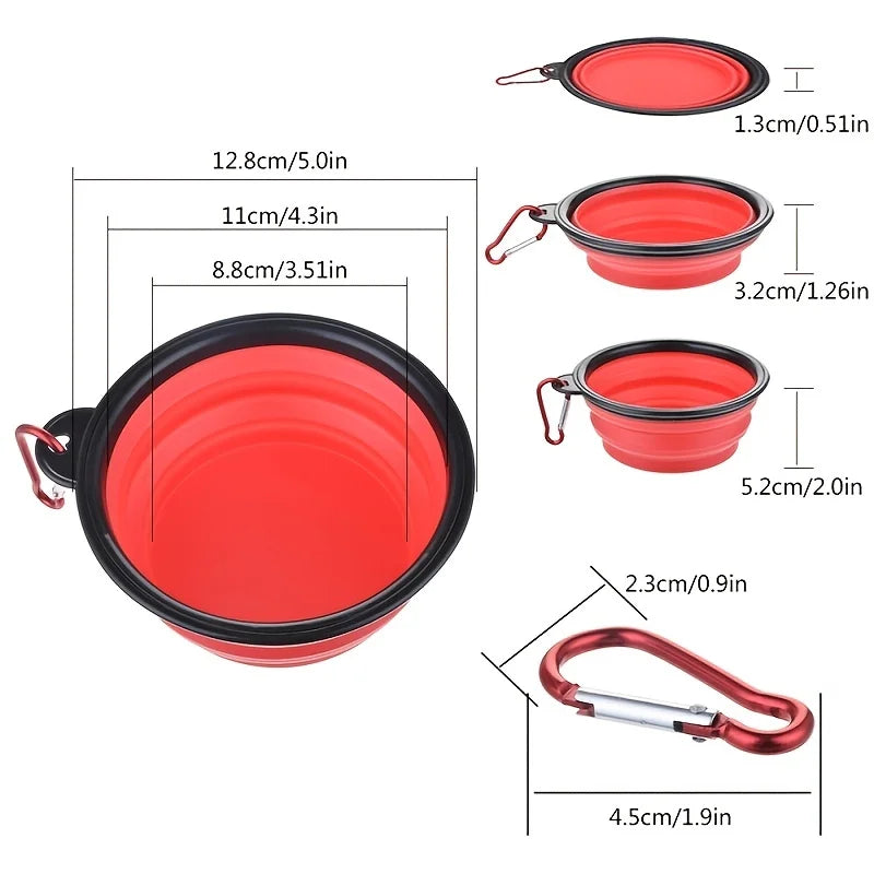 Portable Collapsible Pet Travel Bowl