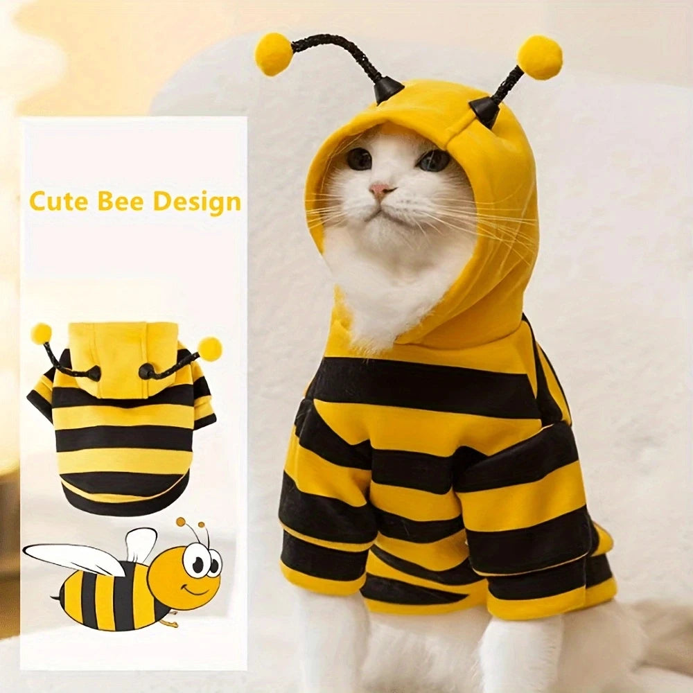 Bee Costume Hoodie for Cats & Dogs
