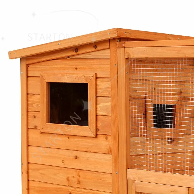 Luxury Solid Wood Outdoor Pet Villa
