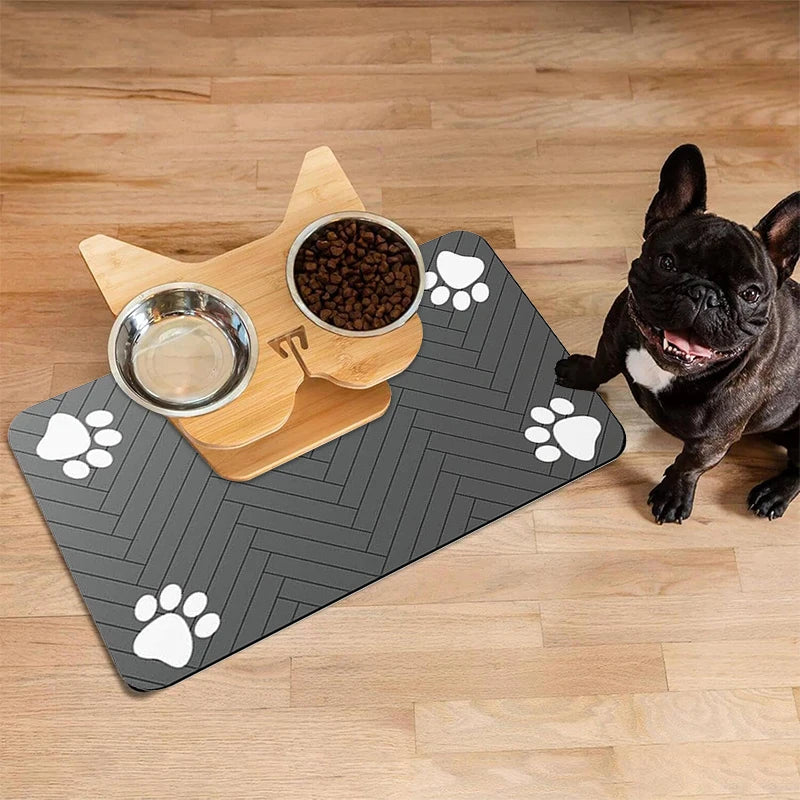 Quick-Dry Pet Feeding Mat