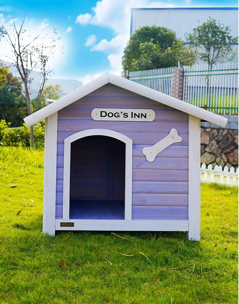 Large Solid Wood Outdoor Dog House