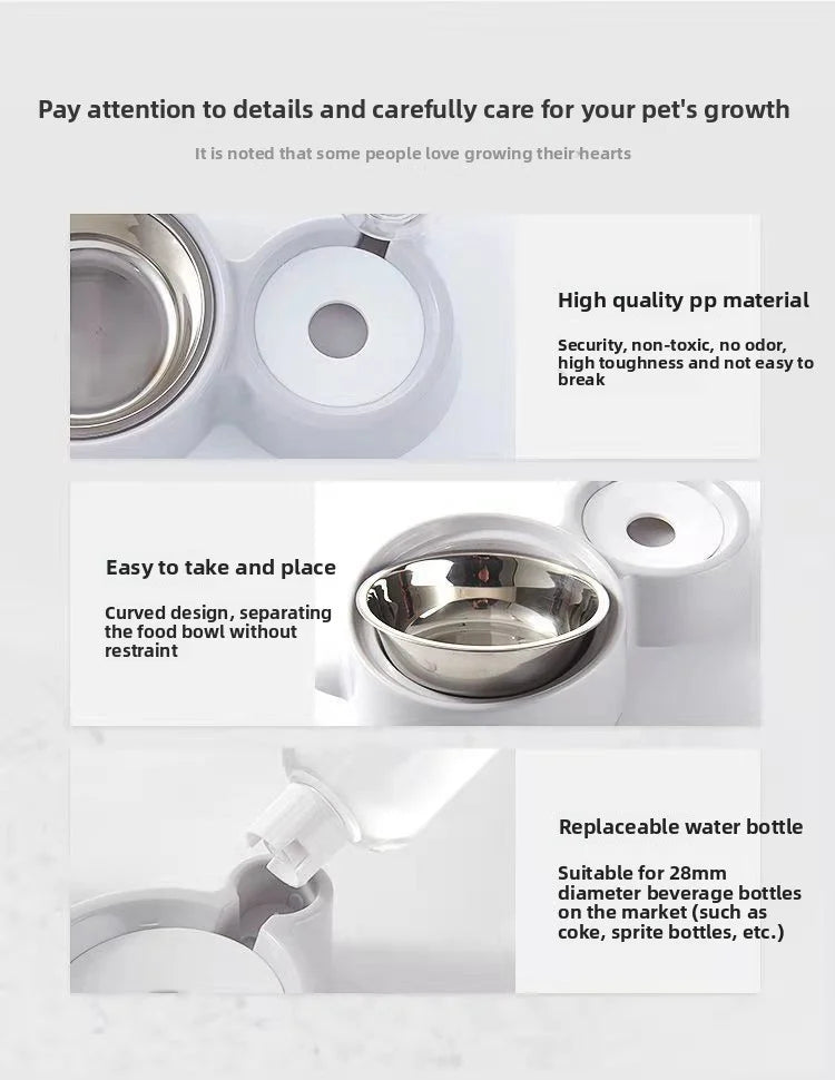 Automatic Pet Food & Water Bowl