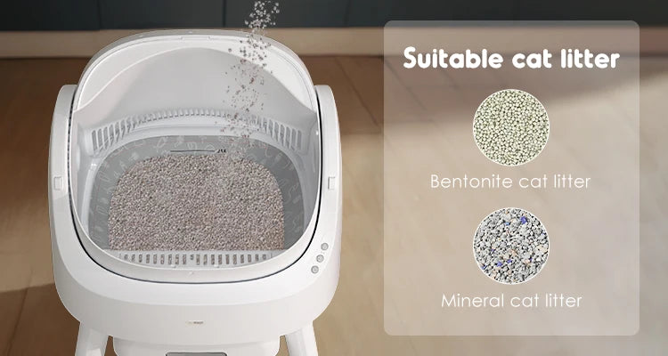 Self-Cleaning Bentonite Cat Litter Box