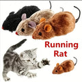 Plush Running Mouse Toy for Cats & Dogs