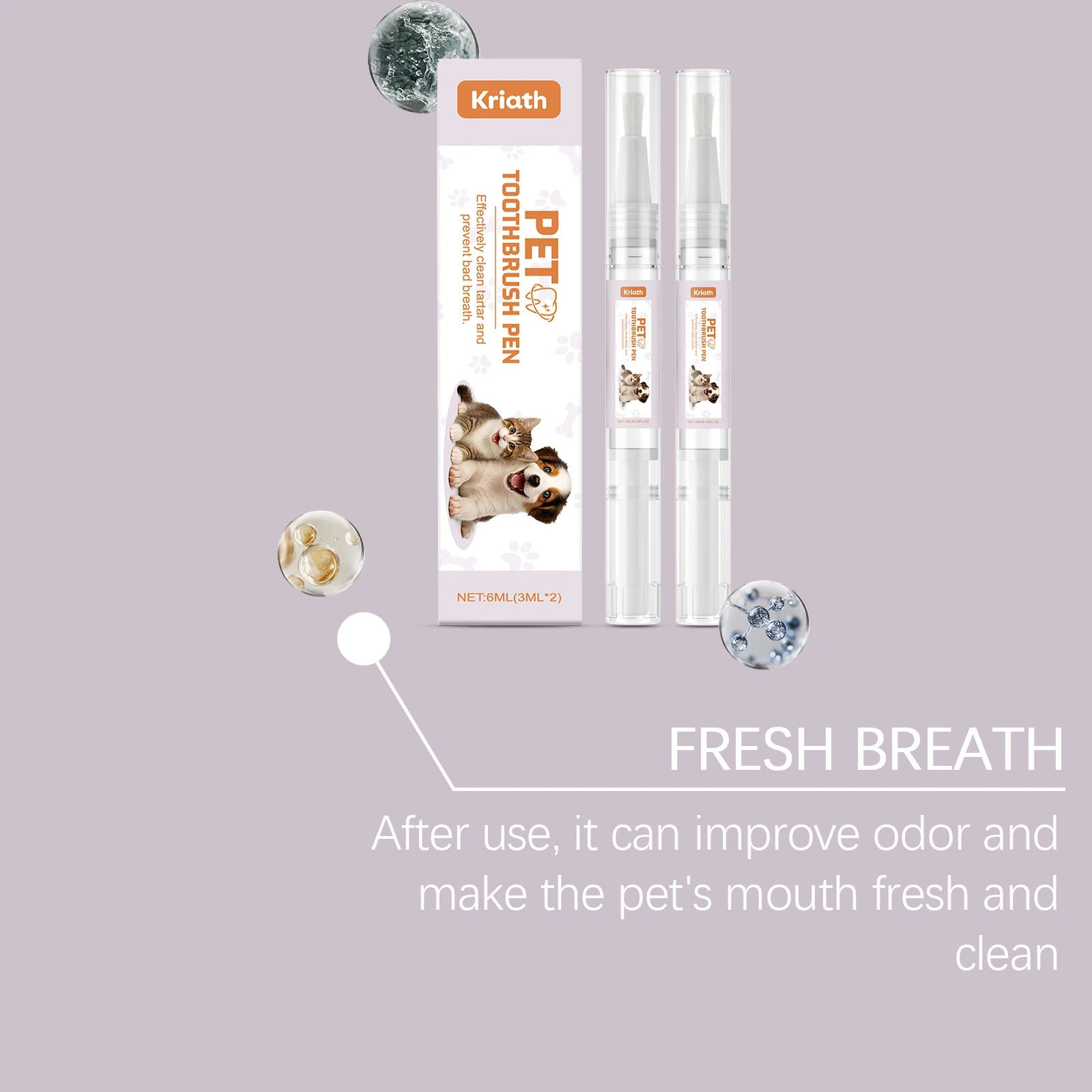 Pet Toothbrush Cleaning Pen