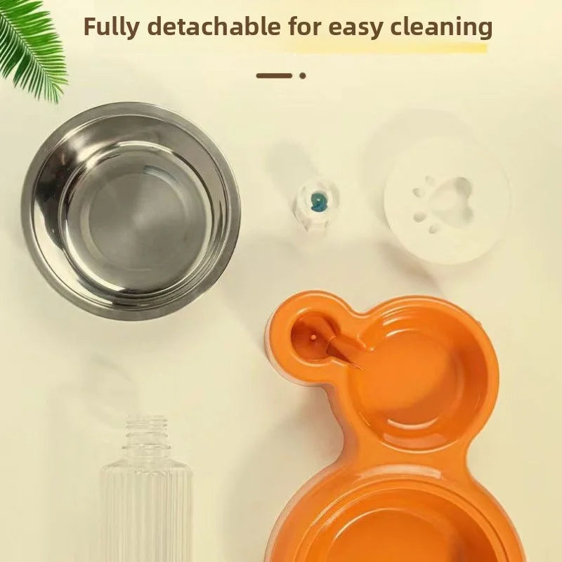 Automatic Pet Food & Water Bowl