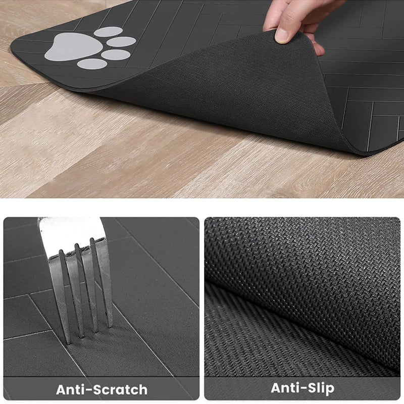 Quick-Dry Pet Feeding Mat