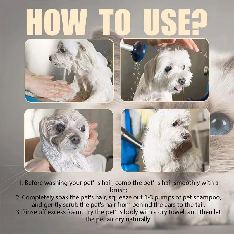 Gentle Pet Shampoo for Cats & Dogs