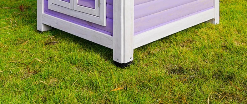 Large Solid Wood Outdoor Dog House