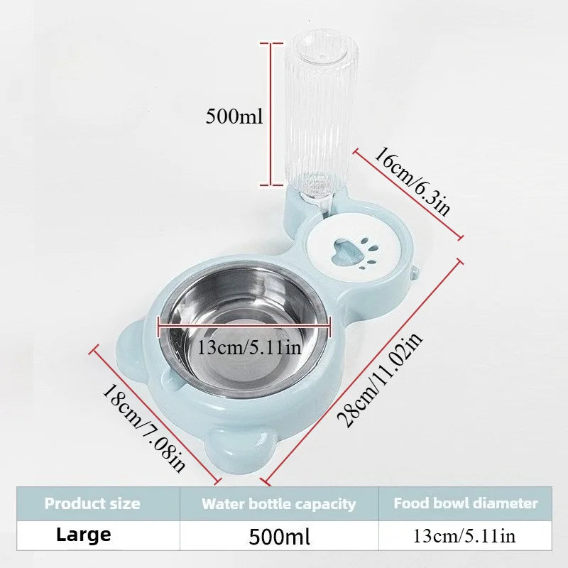 Automatic Pet Food & Water Bowl