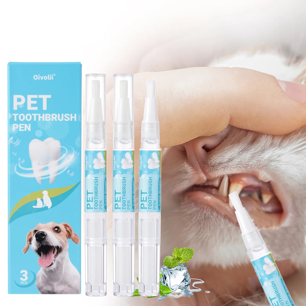 Pet Teeth Cleaning Pen & Gel Set