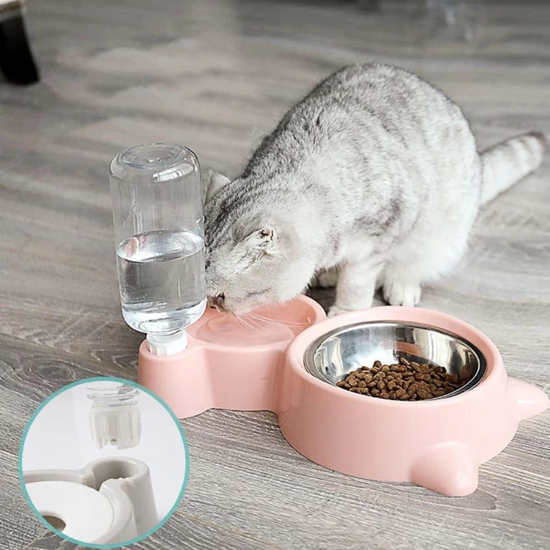 Automatic Pet Food & Water Bowl