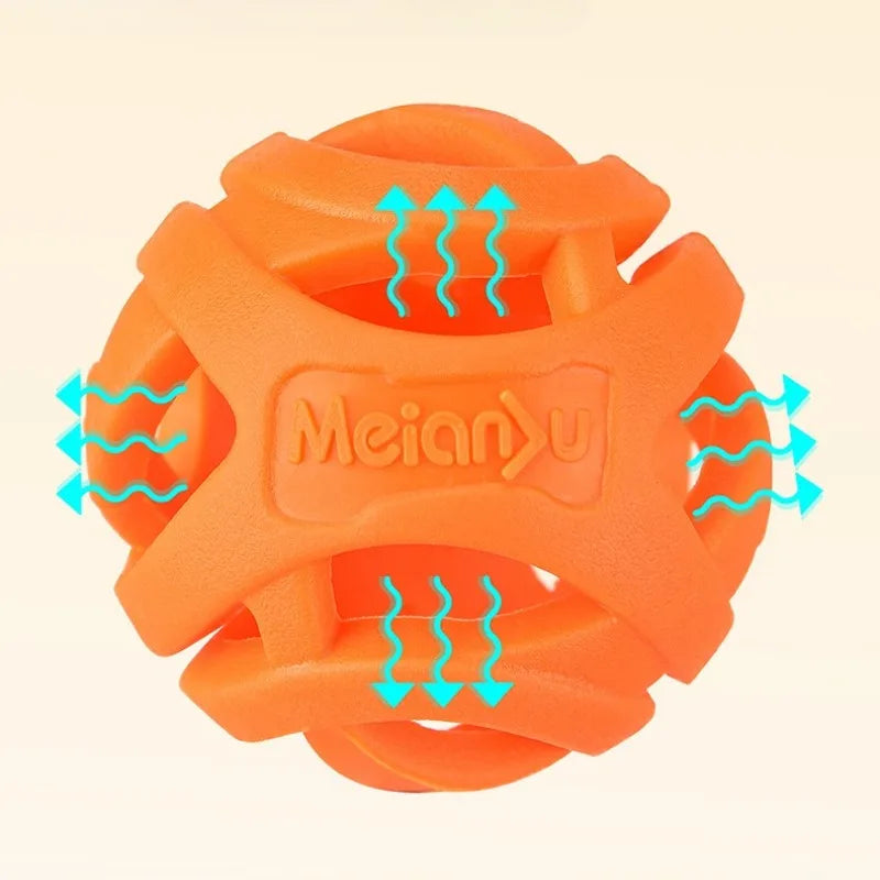Hollow Elastic Chew Ball for Pets