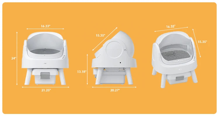 Self-Cleaning Bentonite Cat Litter Box