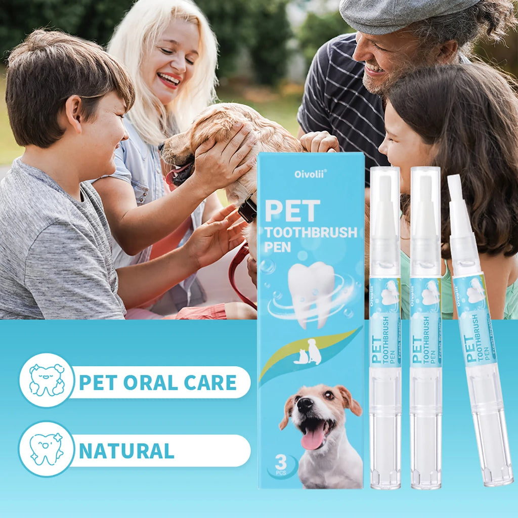 Pet Teeth Cleaning Pen & Gel Set