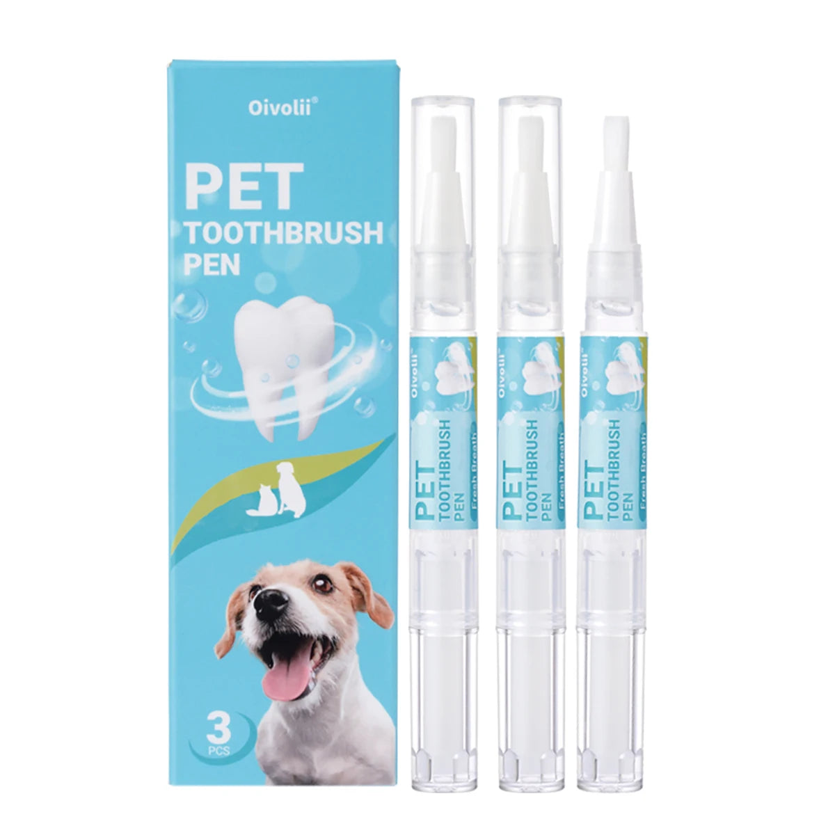 Pet Teeth Cleaning Pen & Gel Set