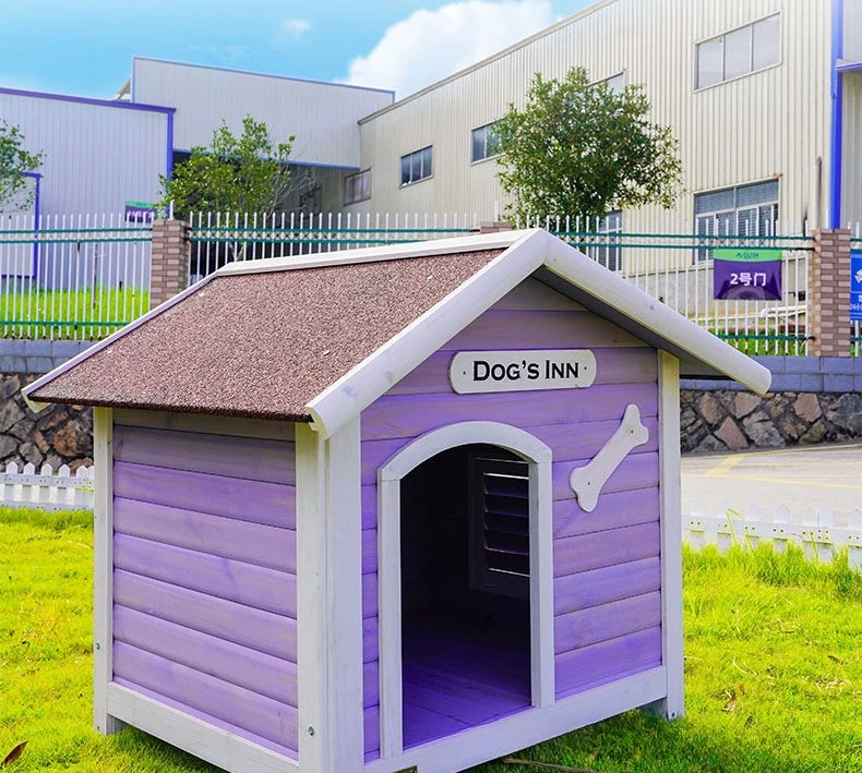Large Solid Wood Outdoor Dog House